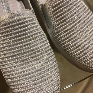 SKETCHERS Shiny Dancer Rhinestone Sneakers